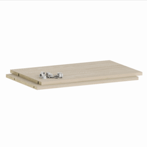 Lot de 2 étagères SPACEO Evo'M effet chêne pour caisson