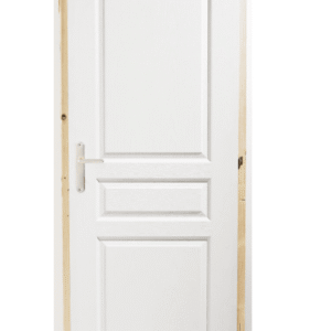 Bloc-porte acoustique postformé, poussant droit