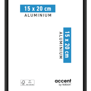 Cadre Accent Aluminium noir NIELSEN