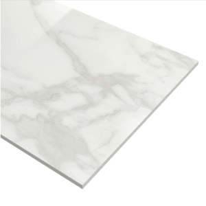 Carrelage mur intérieur effet marbre blanc carrare Murano l.40 x L.80 cm